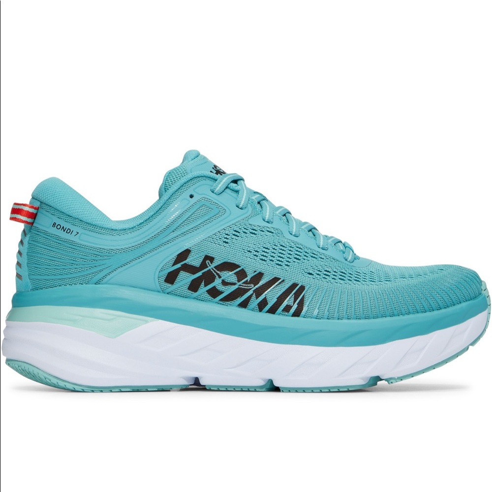 Hoka One One Women Bondi 7 HARBOR running walking shoes size 9